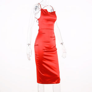 women bodycon long midi dress sleeveless elegant