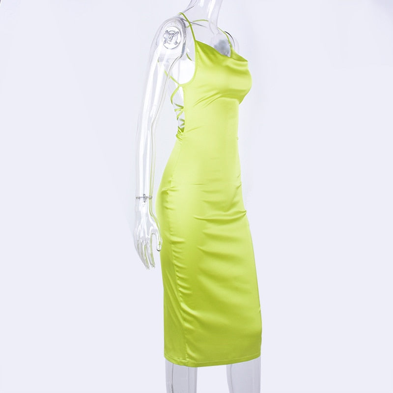 women bodycon long midi dress sleeveless elegant