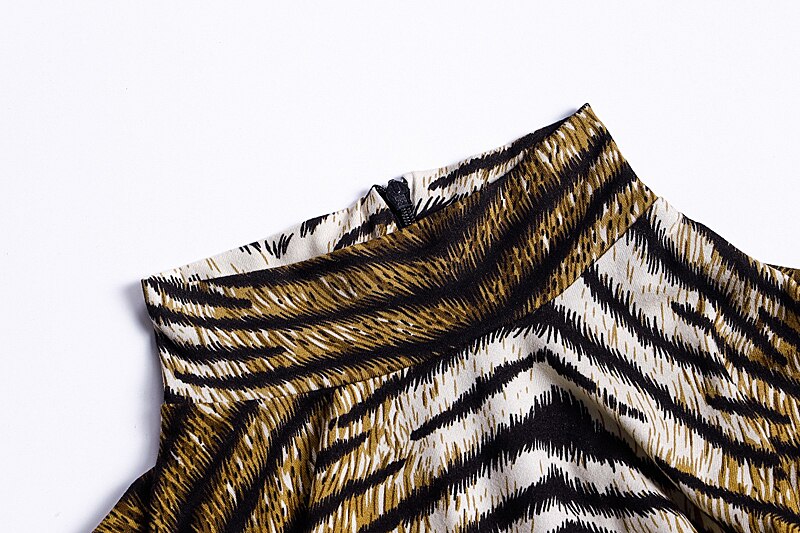 women playsuit animal print leopard tiger bodycon streetwear