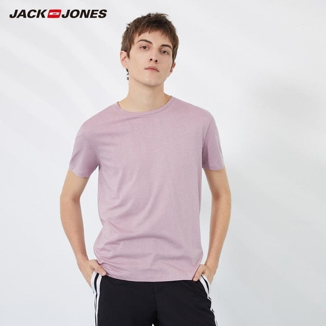 Cotton T-shirt for men Solid color