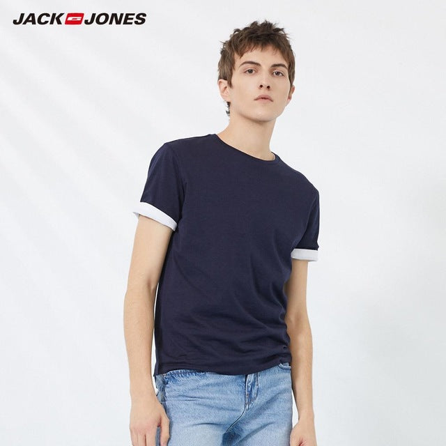 Cotton T-shirt for men Solid color